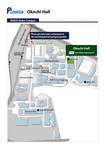 Okochi Hall Access Map 2