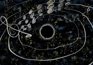 RIKEN Research: Ringing black holes could put general relativity to the test thumbnail